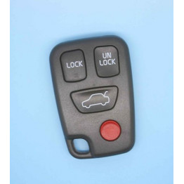 VOLVO S40 V40 S70 C70 V70 Remote Key FOB Case Shell 3+1 Panic Button