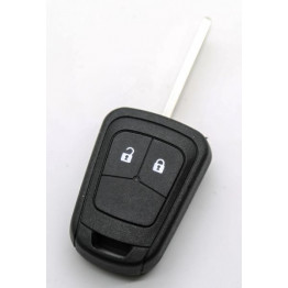 Replacement Chevrolet 2 BUTTON REMOTE KEY FOB case shell with blank blade
