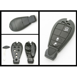 Chrysler Jeep Replacement 3 Button Fob Remote Key case/shell + blank blade