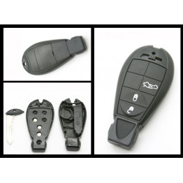 Chrysler Jeep Dodge Replacement 3 Button Fob Remote Key case/shell + blank blade