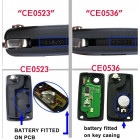 Fits Citroen C3 picasso 2 Button KEY FOB REMOTE CASE Repair Fix Kit 0523