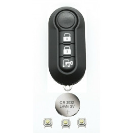 Fits Citroen Jumper Relay Nemo Van 3 Button Remote Key Fob refurbish FIX kit