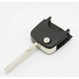 VW SKODA SEAT Blank Remote Key uncut blade, round flip