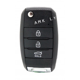 Fits Kia Sportage Sorento 3 Button Remote Key FOB case shell with blank blade