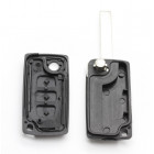 Peugeot 407 407SW Replacement 3 buttons FOB REMOTE KEY Case blade type HU83
