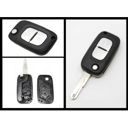 Renault Clio Kangoo Megane Modus 2 Button Remote Key Fob Shell/Case NE73 blade