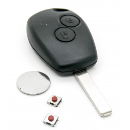 Renault Clio III Master Kangoo II Modus 2 Button Remote Key Repair Refurbish Kit