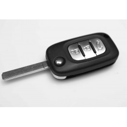 Renault Clio Kangoo, Modus, Megane 3 Button FOB Remote Key Shell Case