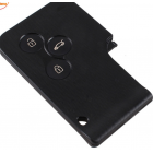 Renault Scenic Megane 3 Button Remote key card Repair Refurbishment Kit 
