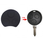 Smart Fortwo Forfour Remote Key FOB Pad 3 Button Rubber Pad